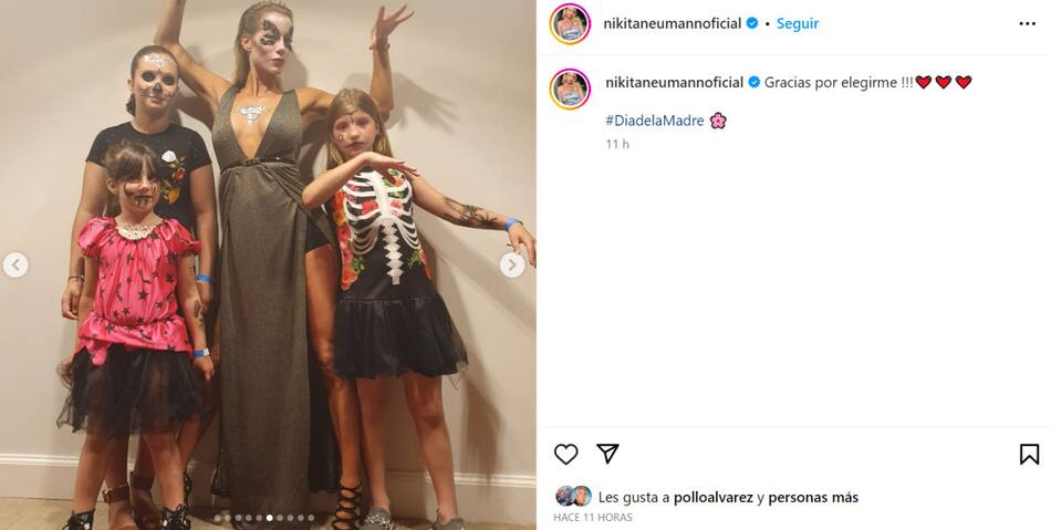 Nicole Neumann desactivó los comentarios del posteo. Foto: Instagram.