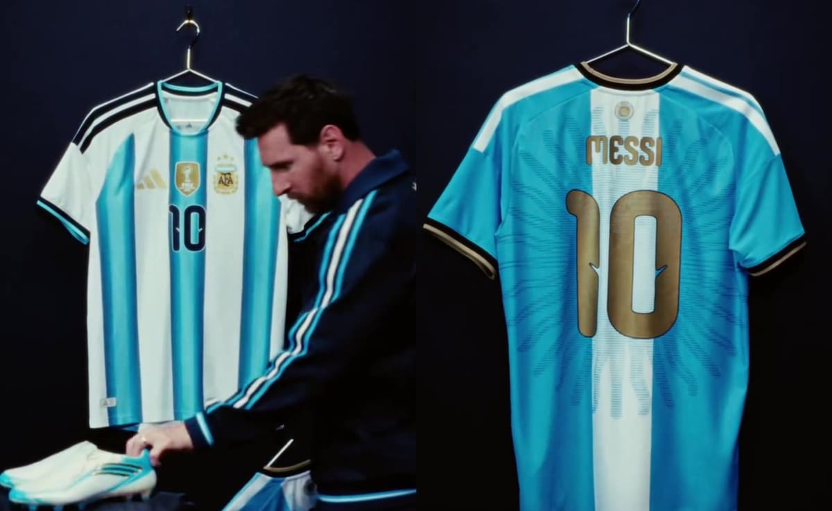 "Último partido… Una camiseta para toda la vida", señaló el Diez.