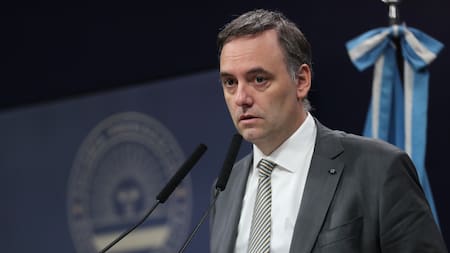 Manuel Adorni, vocero presidencial. Foto: NA.