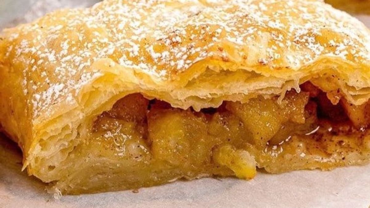 Strudel de manzana sin TACC