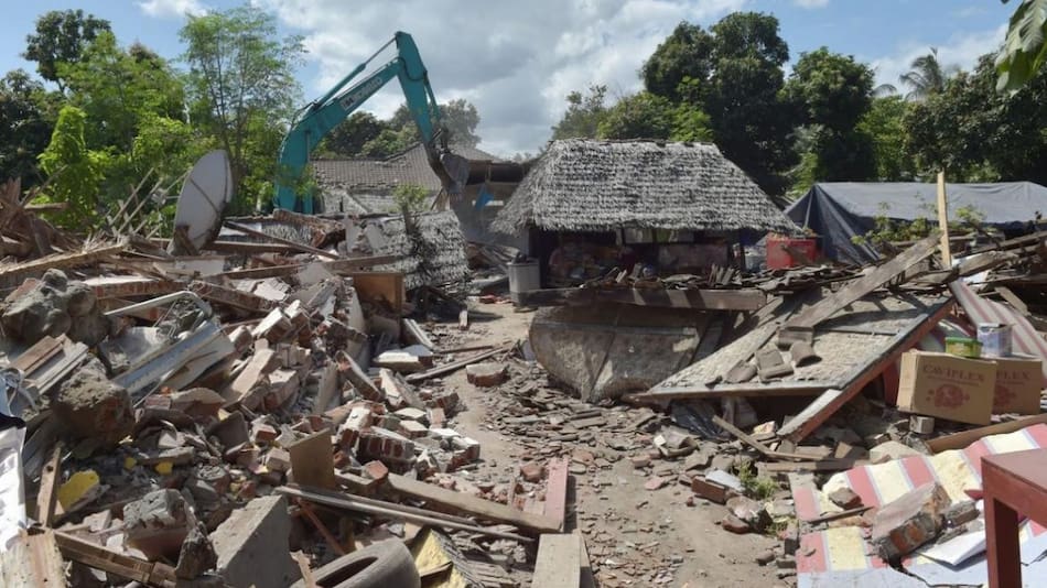 Terromoto en Indonesia