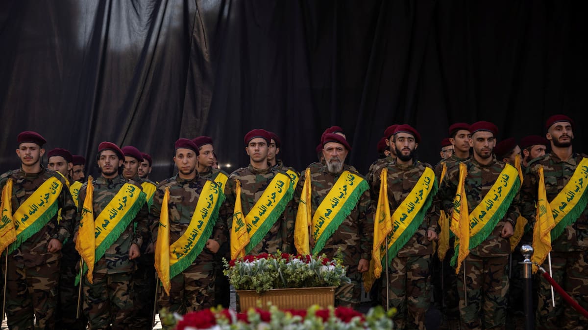 Milicias de Hezbollah. Foto: Reuters.