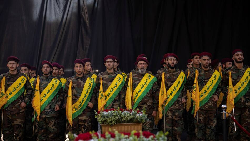 Milicias de Hezbollah. Foto: Reuters.