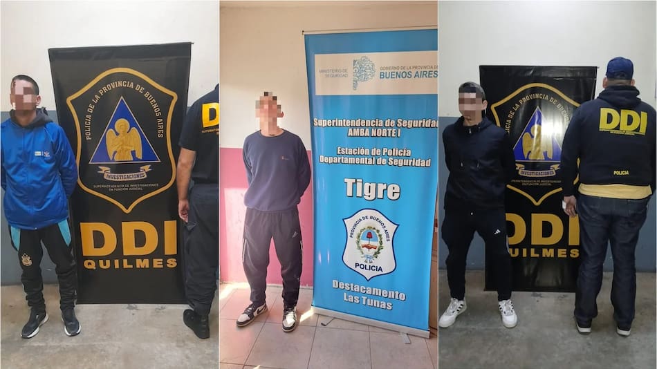 Detenidos al ir a votar en las elecciones legislativas bonaerenses.