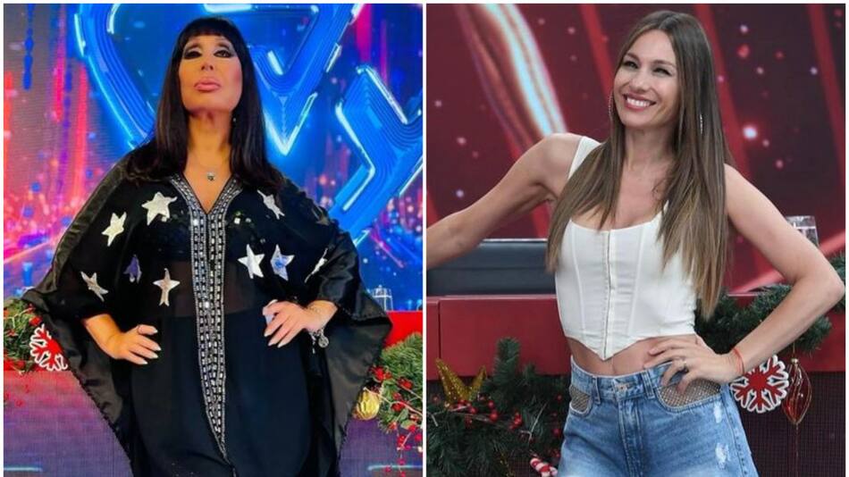Moria Casán y Pampita. Fotos: Instagram.
