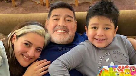 Diego Maradona, Jana y Diego Fernando
