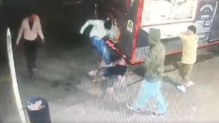 Salvaje agresión en Bahía Blanca. Foto: captura video