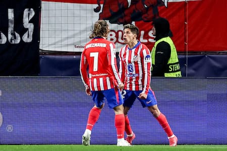 Festejo de Lautaro Martínez para el Inter en la Champions League. Foto: EFE/ FILIP SINGER.