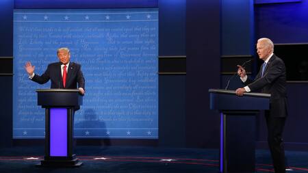Donald Trump y Joe Biden. Foto: EFE.