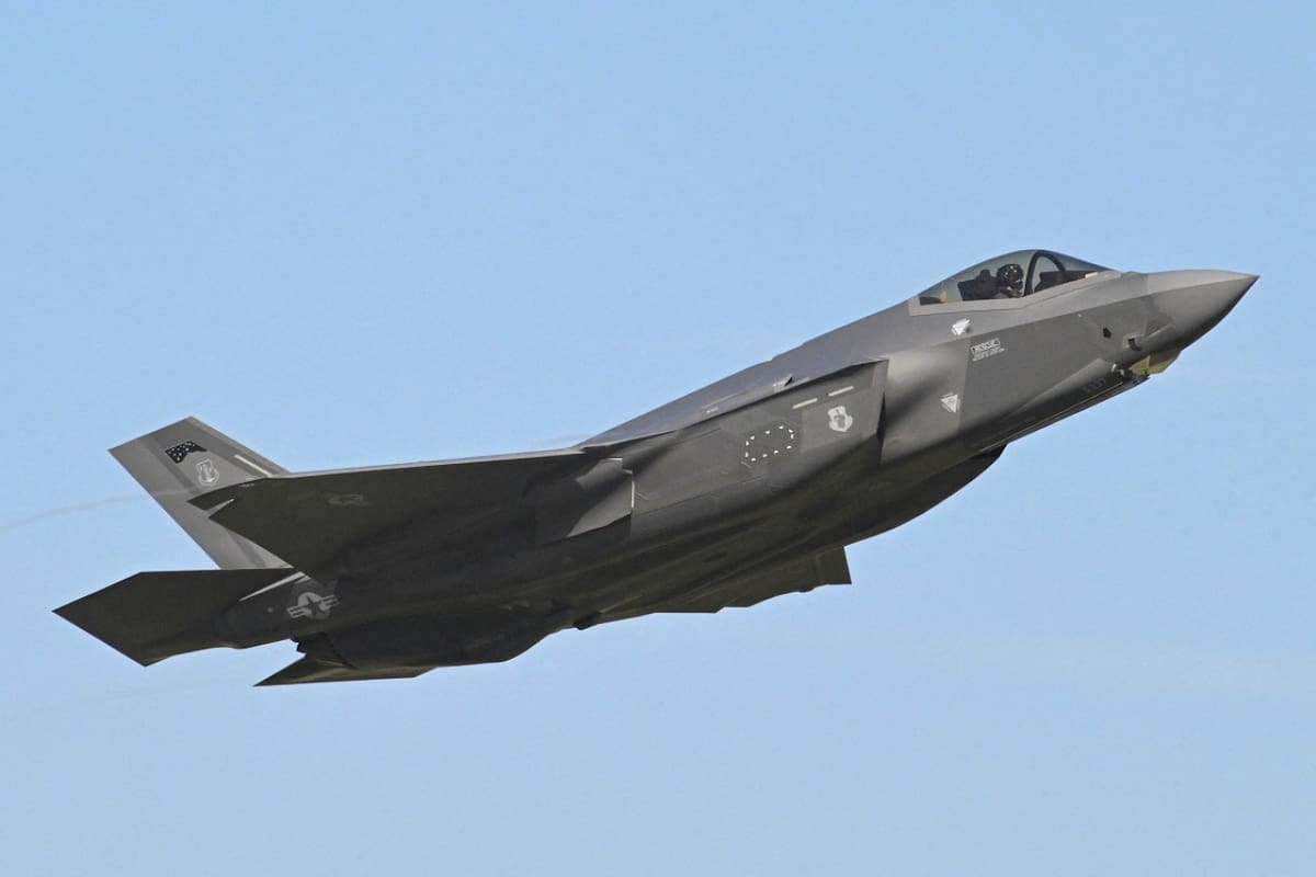 Un avión de caza F-35 desapareció en Carolina del Sur. Foto: Reuters.