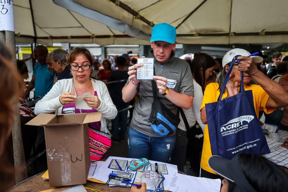 Elecciones primarias de la oposición de Venezuela. Foto: EFE.
