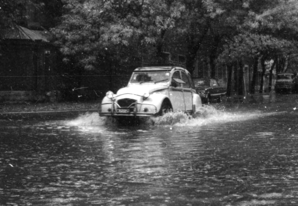 Una postal apocalíptica en Buenos Aires. Foto: AGN