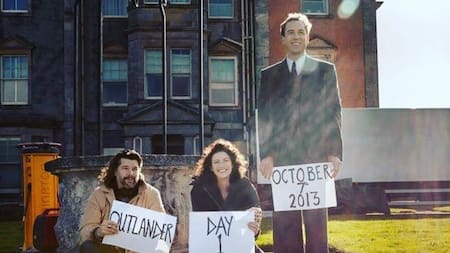 El inicio del rodaje de Outlander