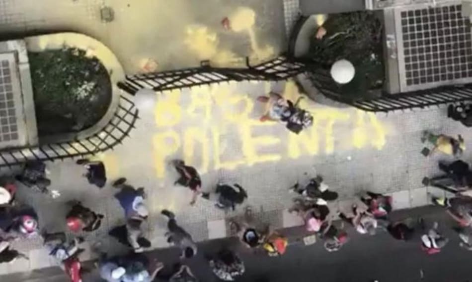 Manifestantes desarrollo social