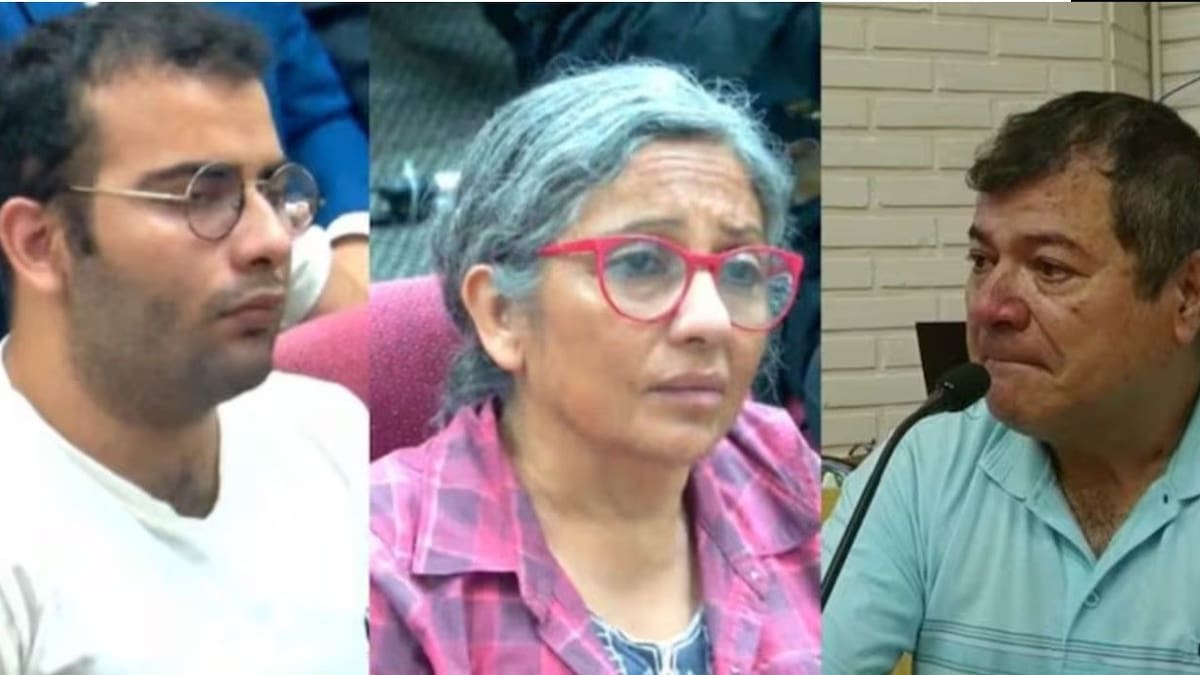 El clan Sena durante el juicio