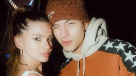 Eugenia Suárez y Rusherking. Foto: Instagram/sangrejaponesa