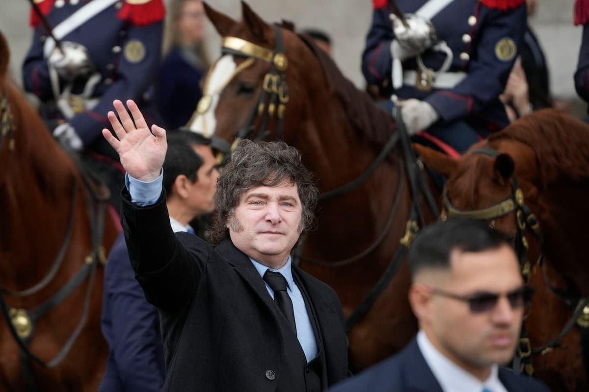 Javier Milei en el Tedeum del 9 de julio