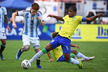 Argentina vs Brasil; Preolímpico Sub 23. Foto: NA