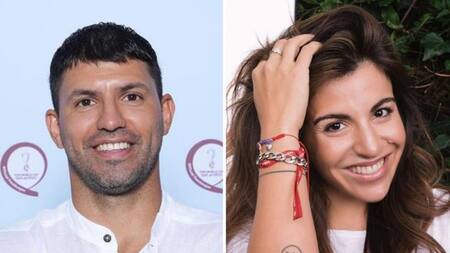 Sergio Agüero y Gianinna Maradona. Foto: Instagram @kunaguero - @giamaradona.