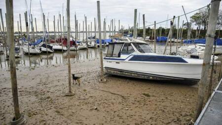 Histórica bajante del Río Paraná, NA