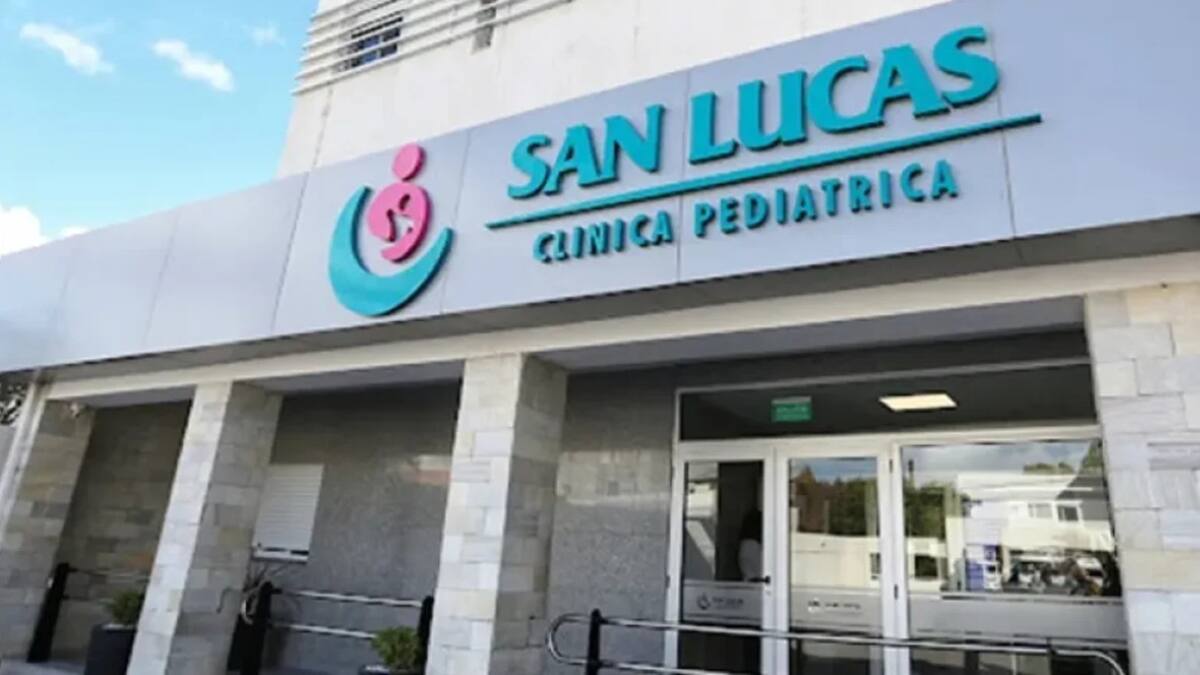 Clínica pediátrica San Lucas en Neuquén. Foto: NA