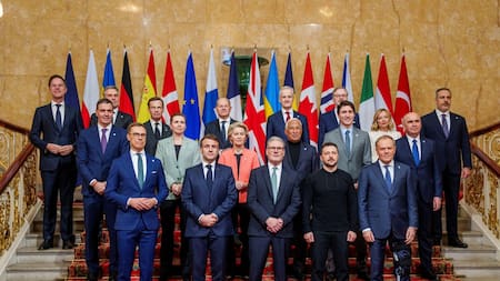 Cumbre de líderes europeos en Londres. Foto: Reuters (Javad Parsa)