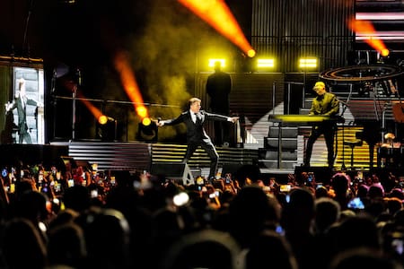 Luis Miguel en el Campo de Polo. Foto: prensa Fenix.