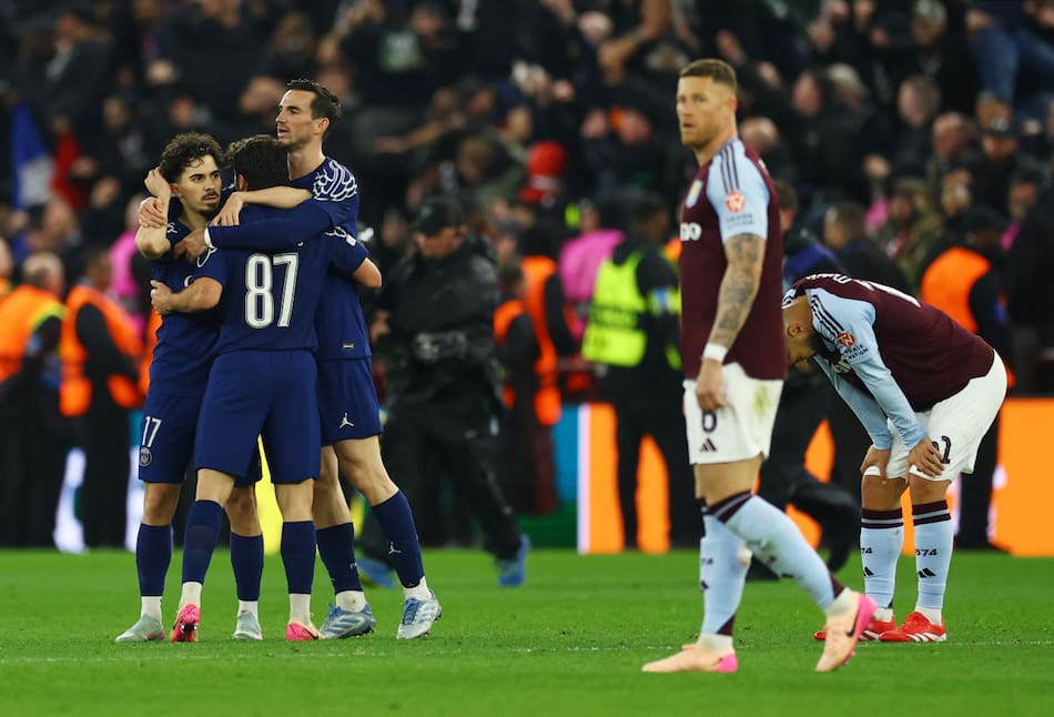 Champions League, Aston Villa vs. PSG. Foto: REUTERS.