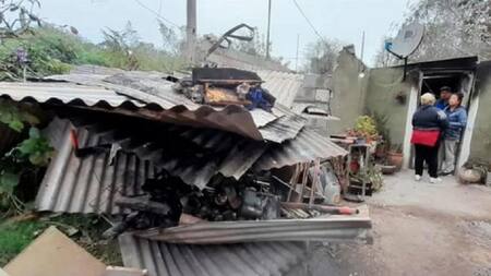 Se incendió una casa en Córdoba. Foto: NA.