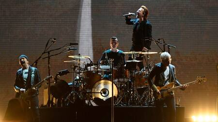 U2 se solidariza con Israel. Foto: Télam.