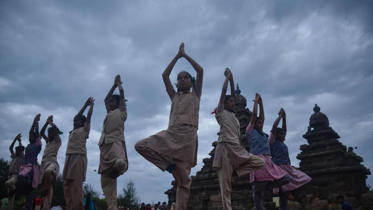 Evento de yoga, EFE