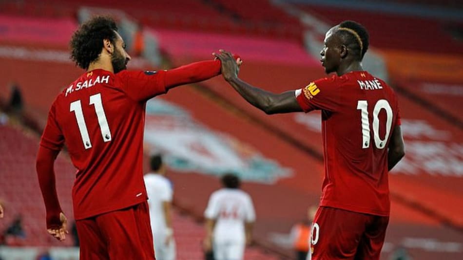 Salah y Mané, Liverpool, foto Reuters