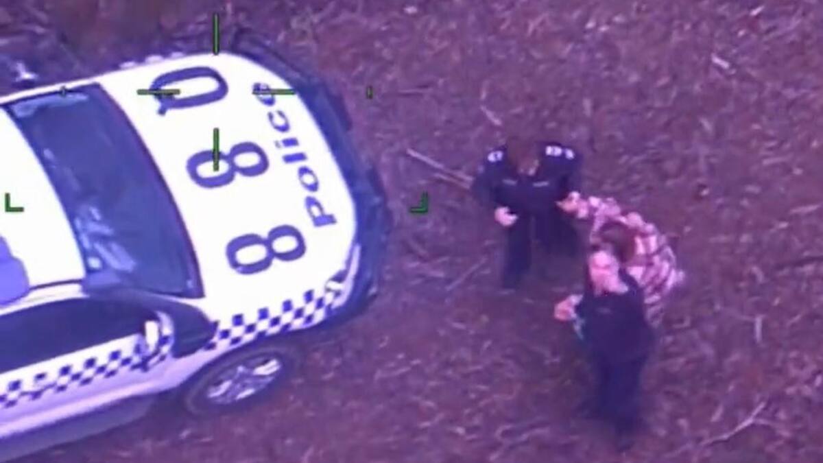 Así fue el rescate de la mujer en Australia. Foto: Captura.