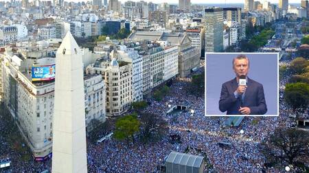 "Marcha del Millón", "Sí, se puede" en el Obelisco, redes sociales