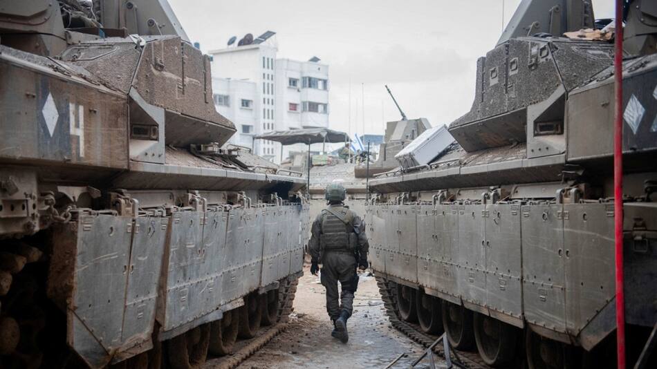 Soldado del Ejército de Israel en Gaza. Foto: Reuters.