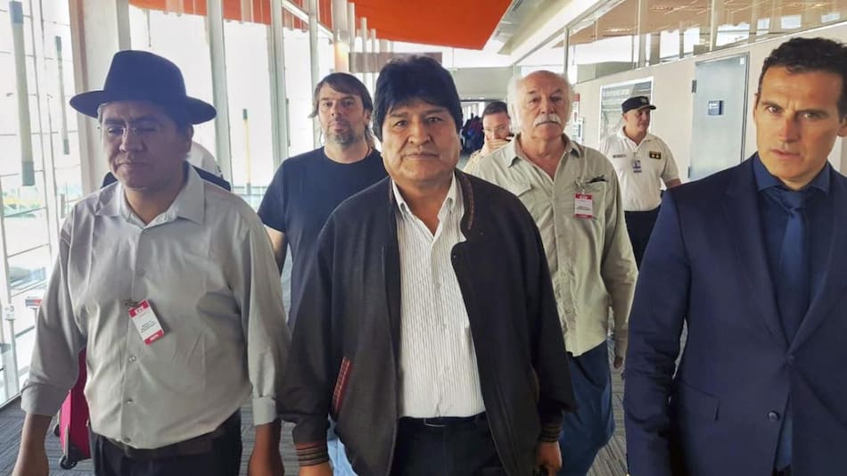 Viaje de Evo Morales, AGENCIA NA