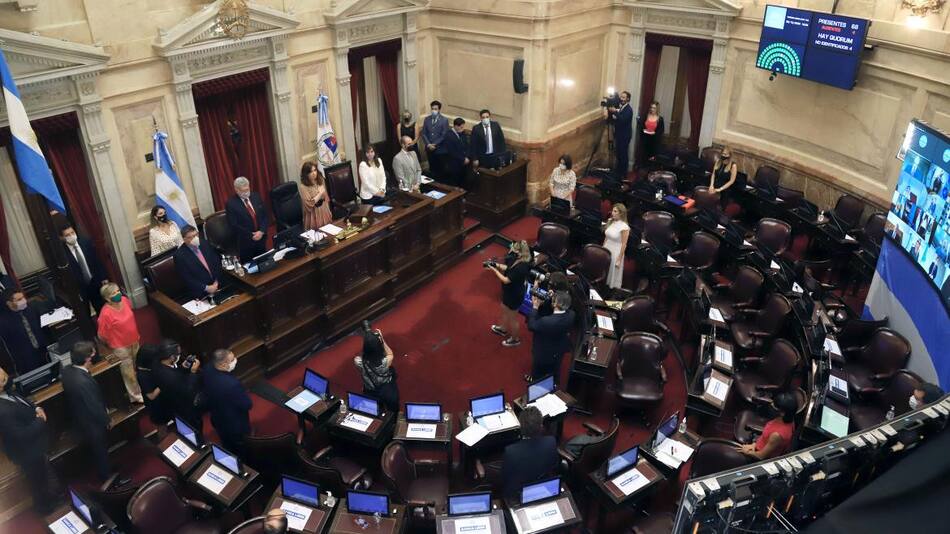Debate en el Senado por la legalización del aborto, AGENCIA NA