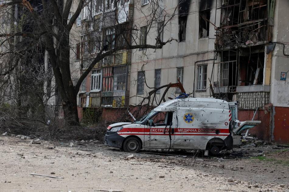 Bombardeos en Lugansk, Ucrania. Foto: REUTERS