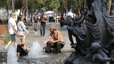 Ola de calor en México. Foto: EFE