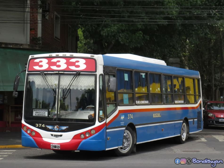 Colectivo de la línea 333.