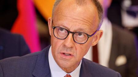 Friedrich Merz, canciller de Alemania. Foto: Reuters/Ludovic Marin.