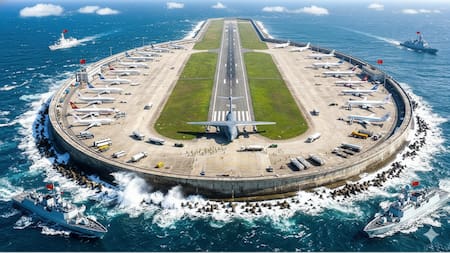 Un aeropuerto en medio del mar: el mega proyecto con el que China busca romper todos los récords de la ingeniería moderna