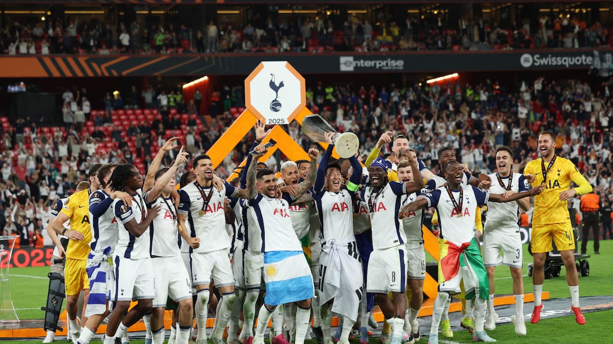 Tottenham campeón de la Europa League. Foto: Reuters/Isabel Infantes