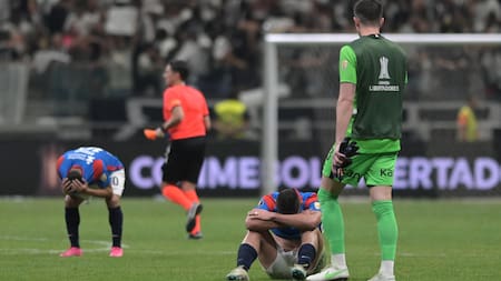 San Lorenzo quedó eliminado de la Copa Libertadores tras perder con Atlético Mineiro de Brasil. Foto: EFE.