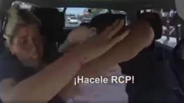 VIDEO: dos policías le salvaron la vida a una beba con maniobras de RCP en San Miguel