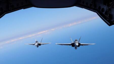 Aviones cazas. Foto: EFE