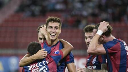 San Lorenzo venció a Estudiantes de Mérida. Foto: NA.