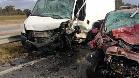 Choque frontal en la Autopista: un muerto y desvío del tránsito. Foto: Infocañuelas