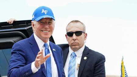 Joe Biden y sus tres caídas como presidente de Estados Unidos. Foto: Reuters.