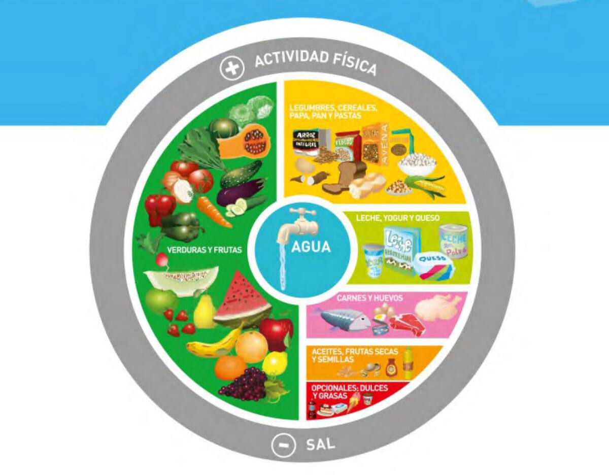 GAPA: Guías alimentarias para la población argentina. Foto argentina.gob.ar